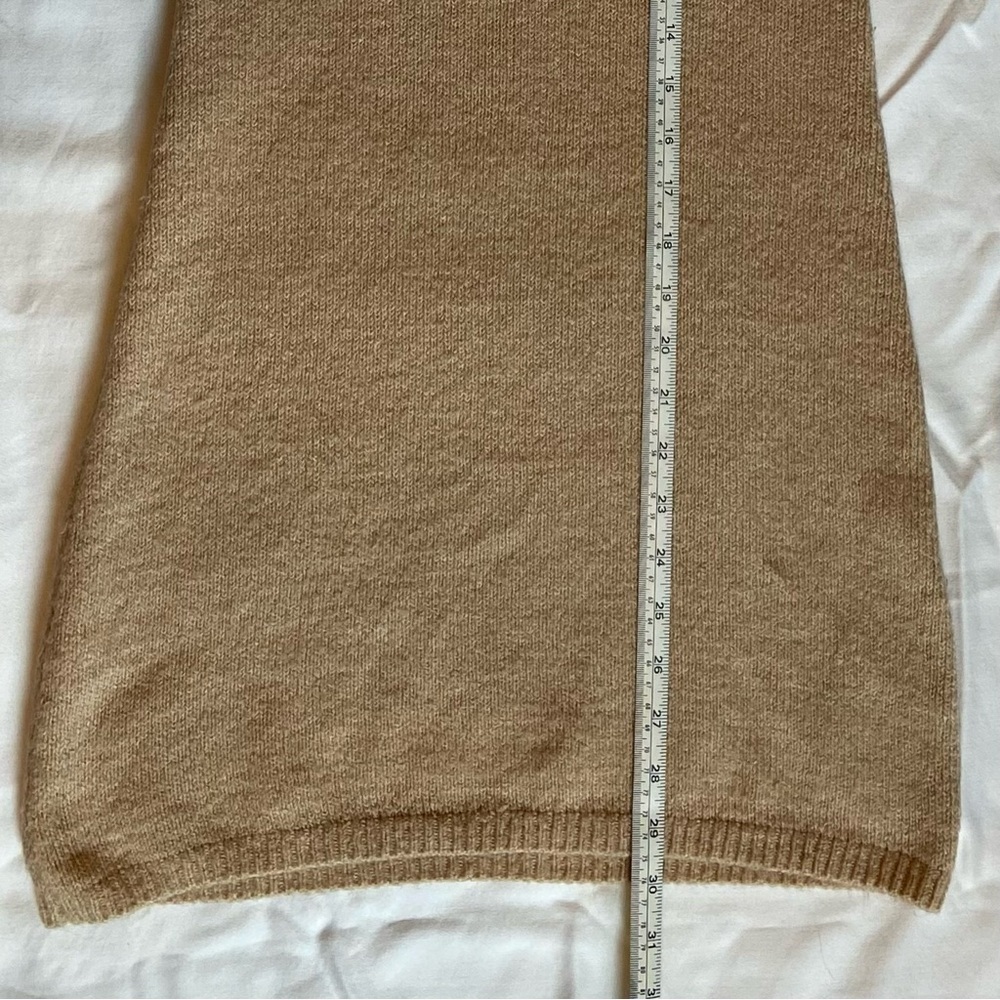 PRINCESS POLLY Women's Mini Dress Tan Sz S/M Racy Sexy Night Out Streetwear - Picture 4 of 7